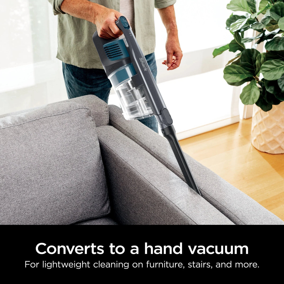 2026 NewShark Pet Pro Bagless Cordless Stick Vacuum, Carpets and Hardfloors, Powerfins Brushroll, No Hair Wrap, Up to 40 Min Runtime, XL Dust Cup, IZ240 Teal