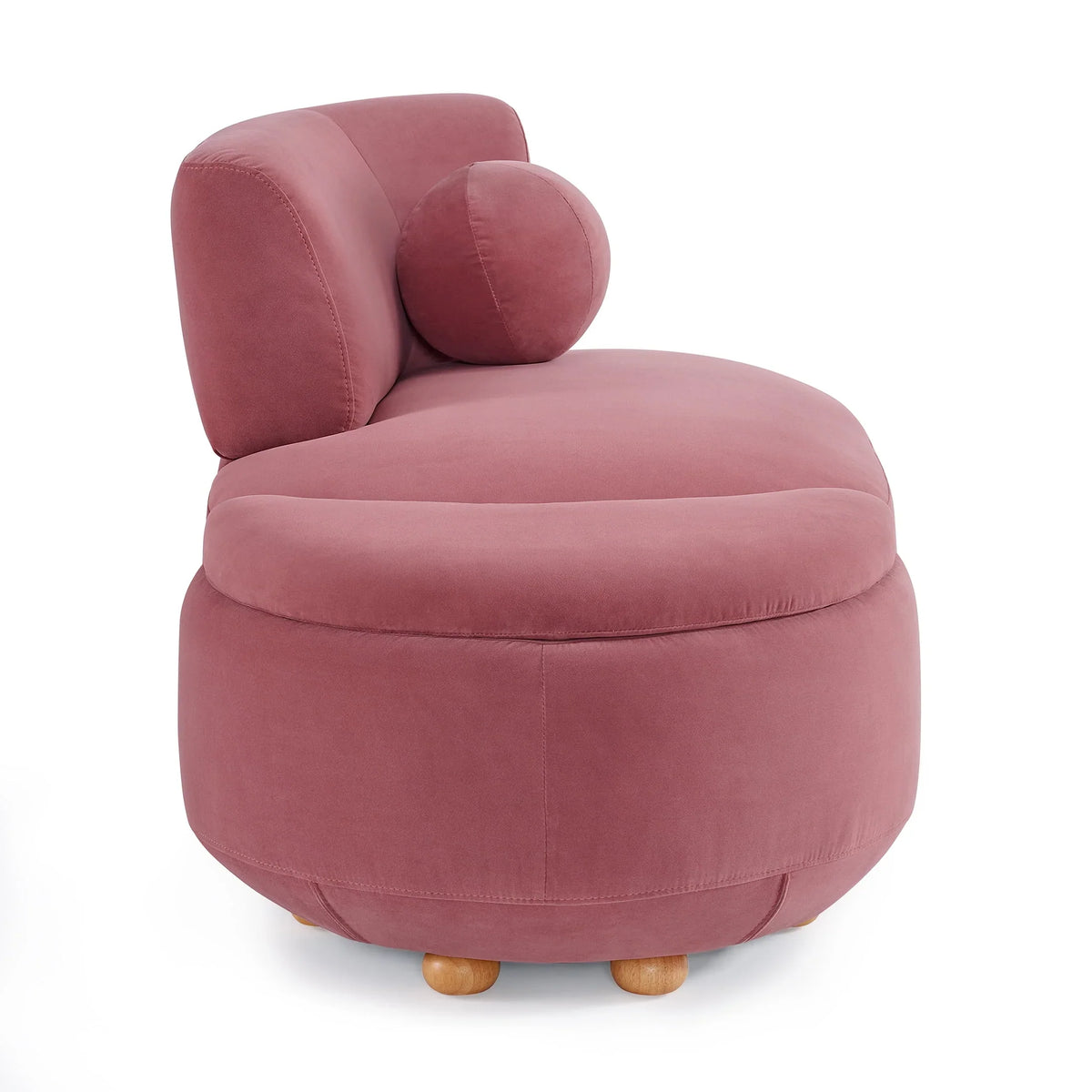 2026 NewBetter Homes & Gardens Juliet Modern Boucle Chaise & Storage Ottoman, Pearl