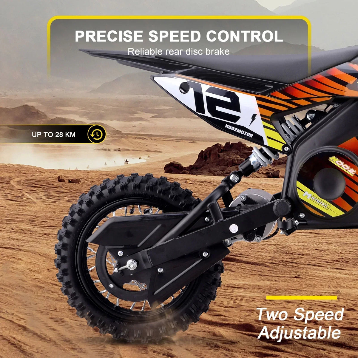 2026 NewMotoTec 36v 1000w (HP112E) Electric Dirt Bike Blue