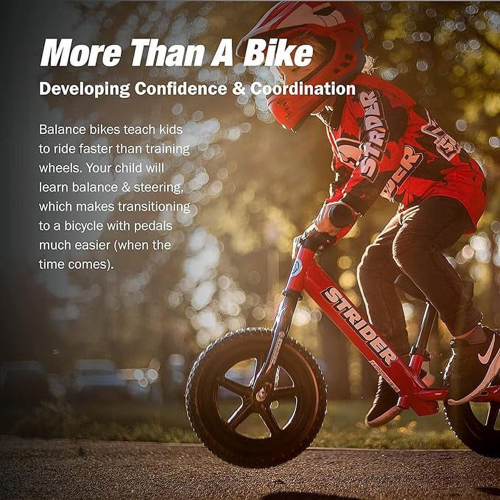2026 NewStrider - 12 Sport Balance Bike. Ages 1 to 4 Years - Red