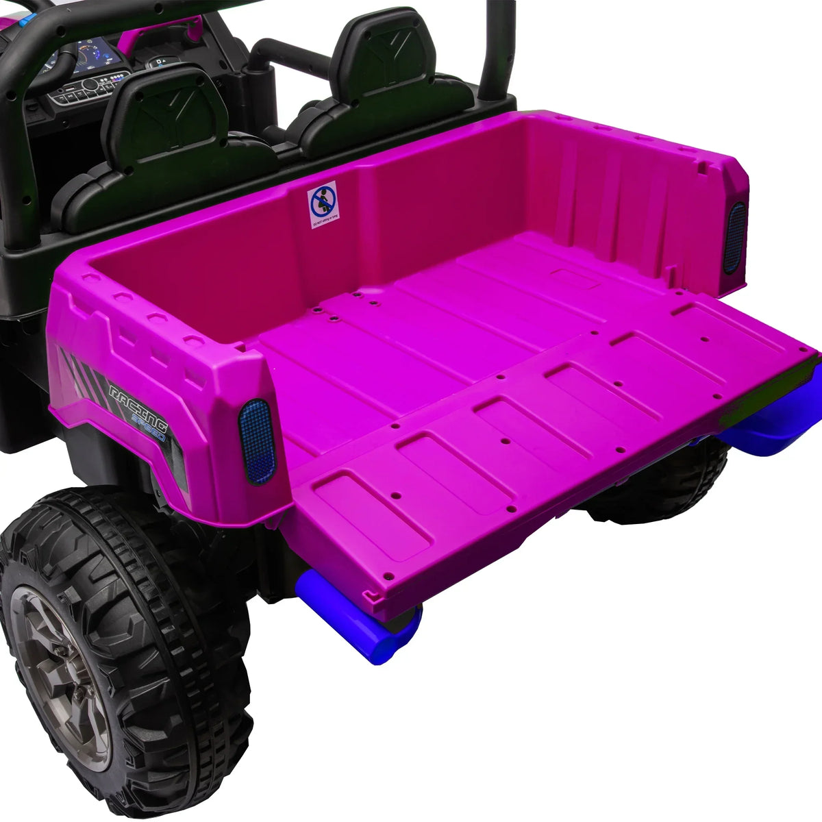 2026 NewXuanlur 24V 2 Seater Kids Ride on Car Truck, Ride on UTV W/ 2x200W Motor, 24 Volt Ride on Toys W/ Dump Bed/Shovel, Electric Car for Kids W/ Durable Tires, LED Light, Music, Remote Control, Black