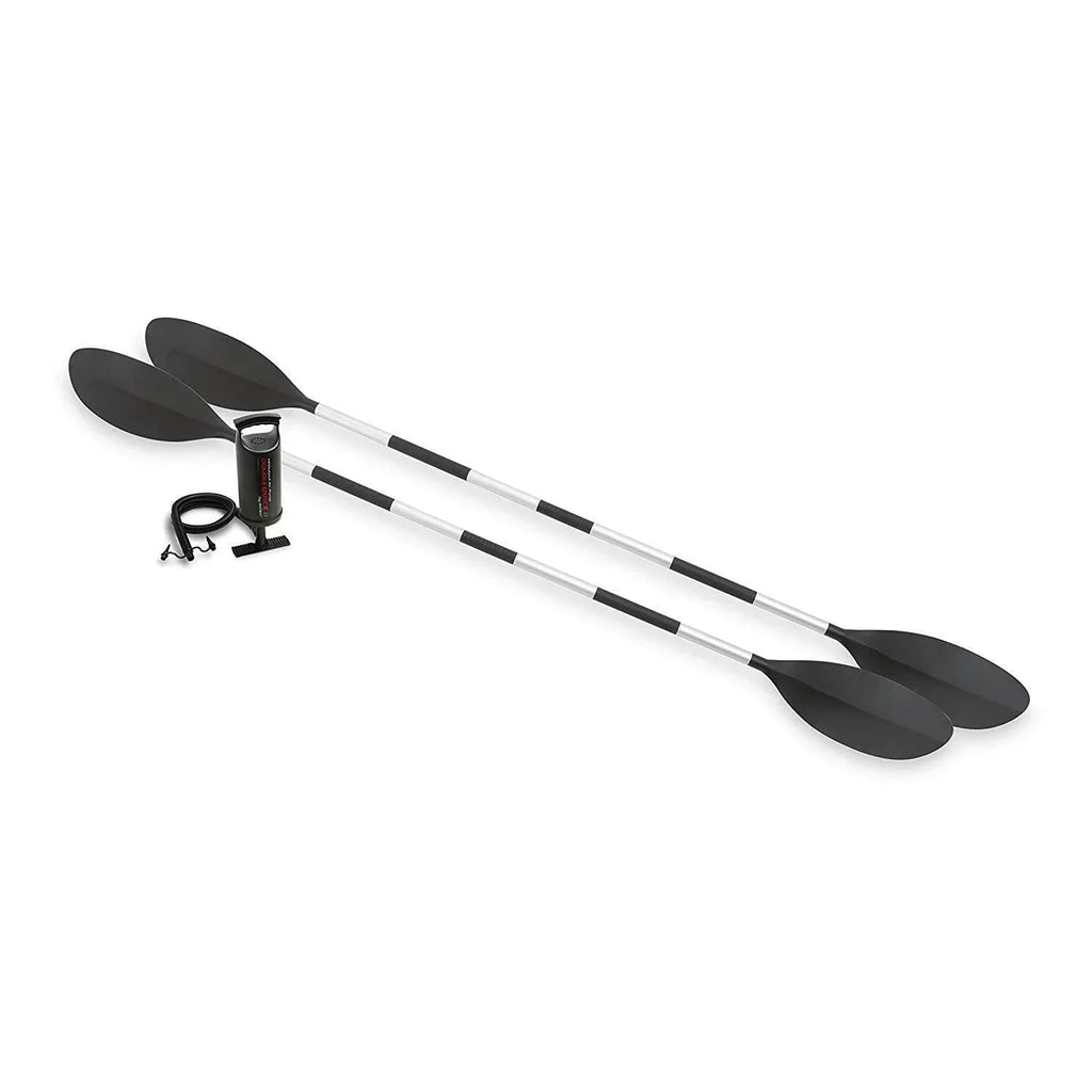 2026 NewIntex 2-Person Inflatable Kayak with Oars, Pump & 1-Person Inflatable Kayak