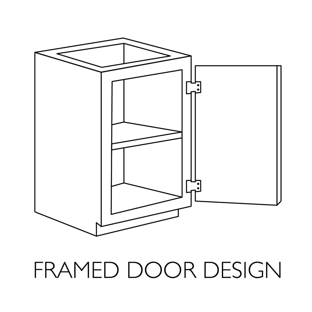2026 NewDesign House Brookings Ready to Assemble Wood Shaker 2-Door and 2-Drawer Kitchen Base Cabinet (48 x 34.5 x 24), Sherwin Williams White