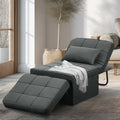 2026 NewAinfox Folding Sofa Bed, 4 in 1 Daybeds Ottoman Chair Lounge Couch for Guest Sleeper, Suitable for Modern Living Room, Bedroom, Small Single Size(Dark Grey)