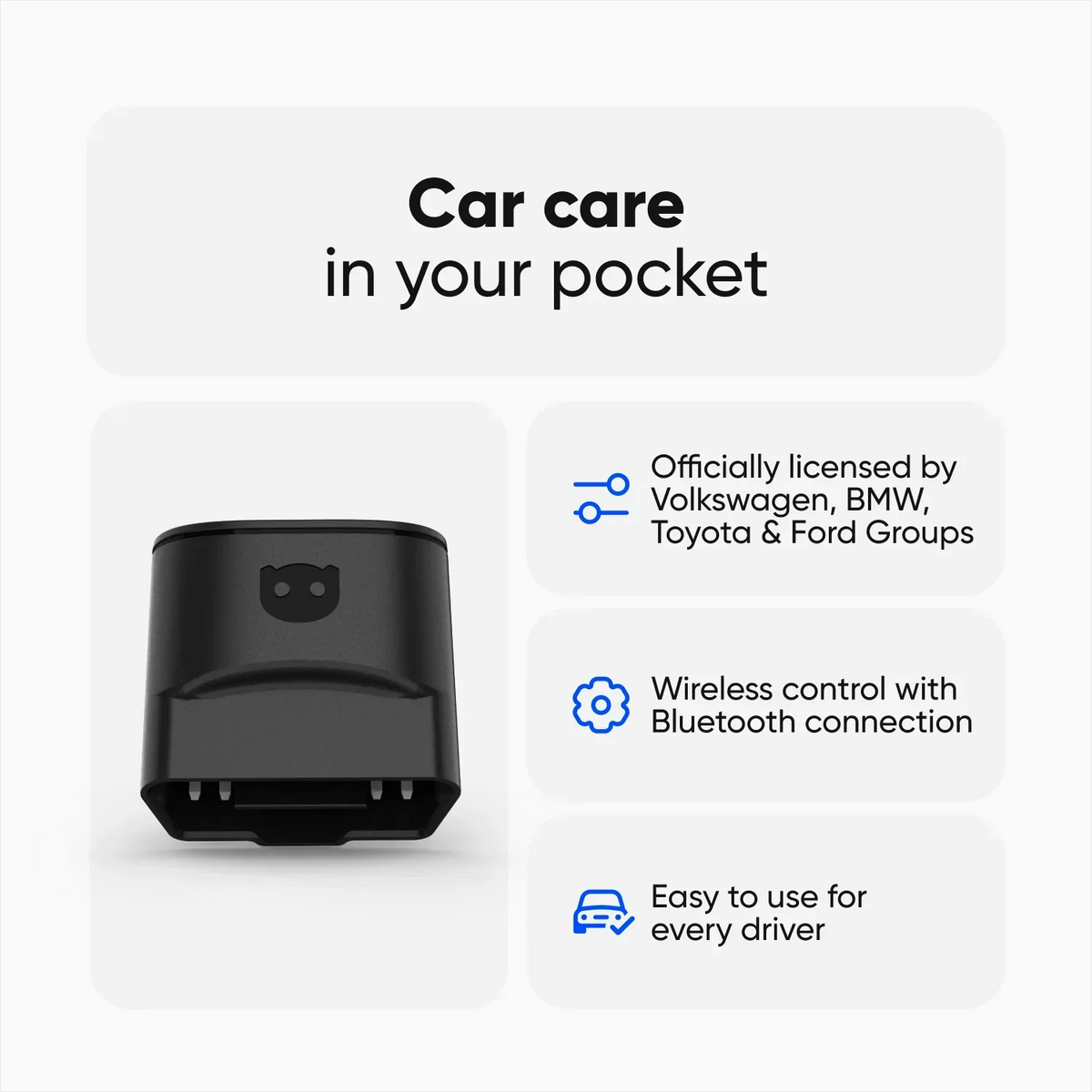 2026 NewNew! OBDeleven 3 Scan Tool, OBD2 Bluetooth Car Code Reader, Auto Diagnostic Scanner for iOS & Android