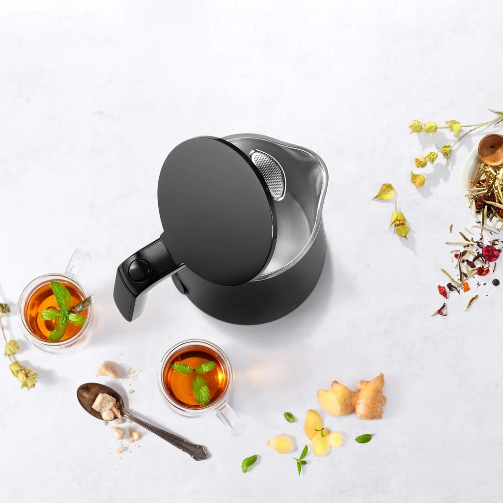 2026 NewZWILLING Enfinigy Cool Touch 1-Liter Electric Kettle, Cordless Tea Kettle & Hot Water - Black