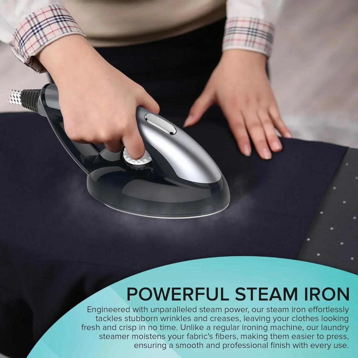 2026 NewSteam & Go All-in-One Garment Steamer & Clothes Iron with Ironing Board & Hanger