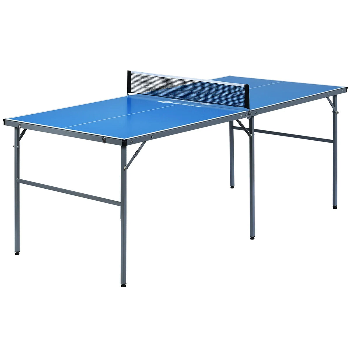 2026 NewGoplus 6" x3" Portable Tennis Ping Pong Folding Table w/Accessories Indoor Outdoor Game