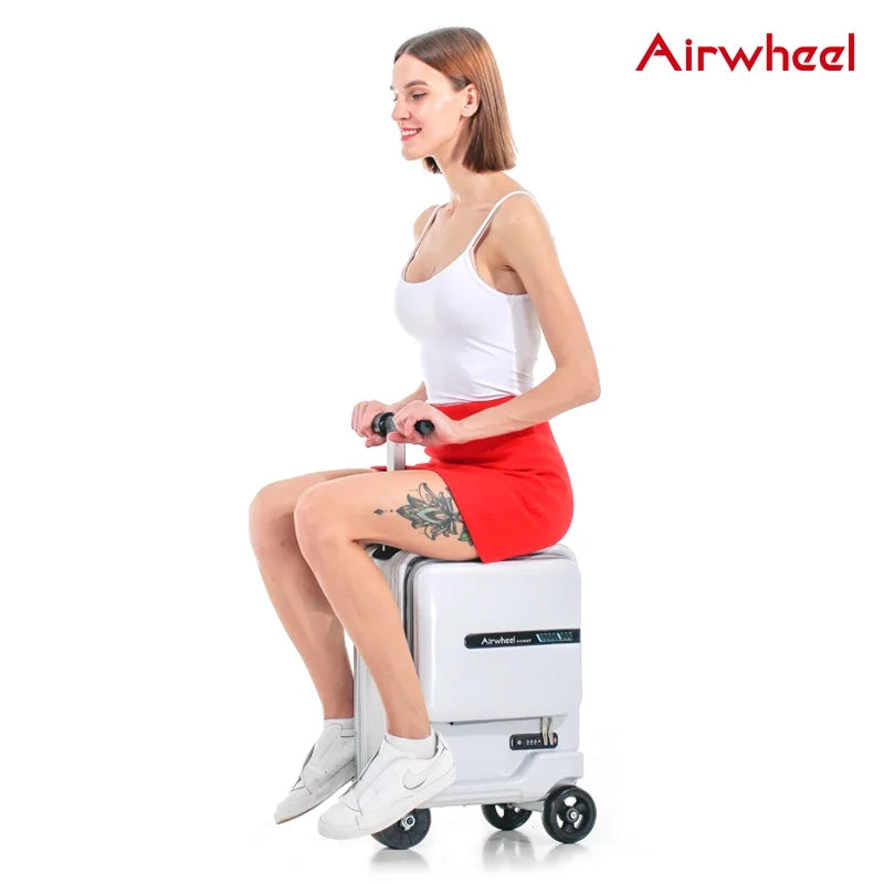 2026 NewAirwheel 20 Inch SE3miniT Smart Robot Electrical Riding Luggage Ride on Scooters Carry On Luggage for Travel