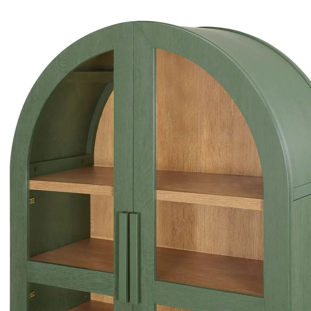 2026 NewBetter Homes & Gardens Juliet Arch Accent Cabinet, Black Finish