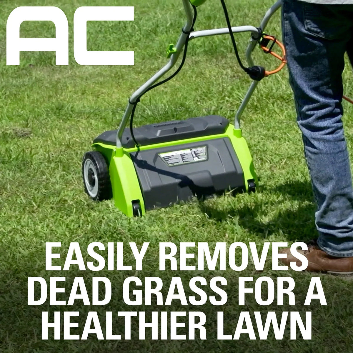 2026 NewGreenworks 14 in. 10 Amp Corded Electric Dethatcher, DT14B00