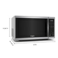 2026 NewWhirlpool 0.9 cu. ft. Stainless Steel Countertop Microwave With Steam Clean - 900 Watt