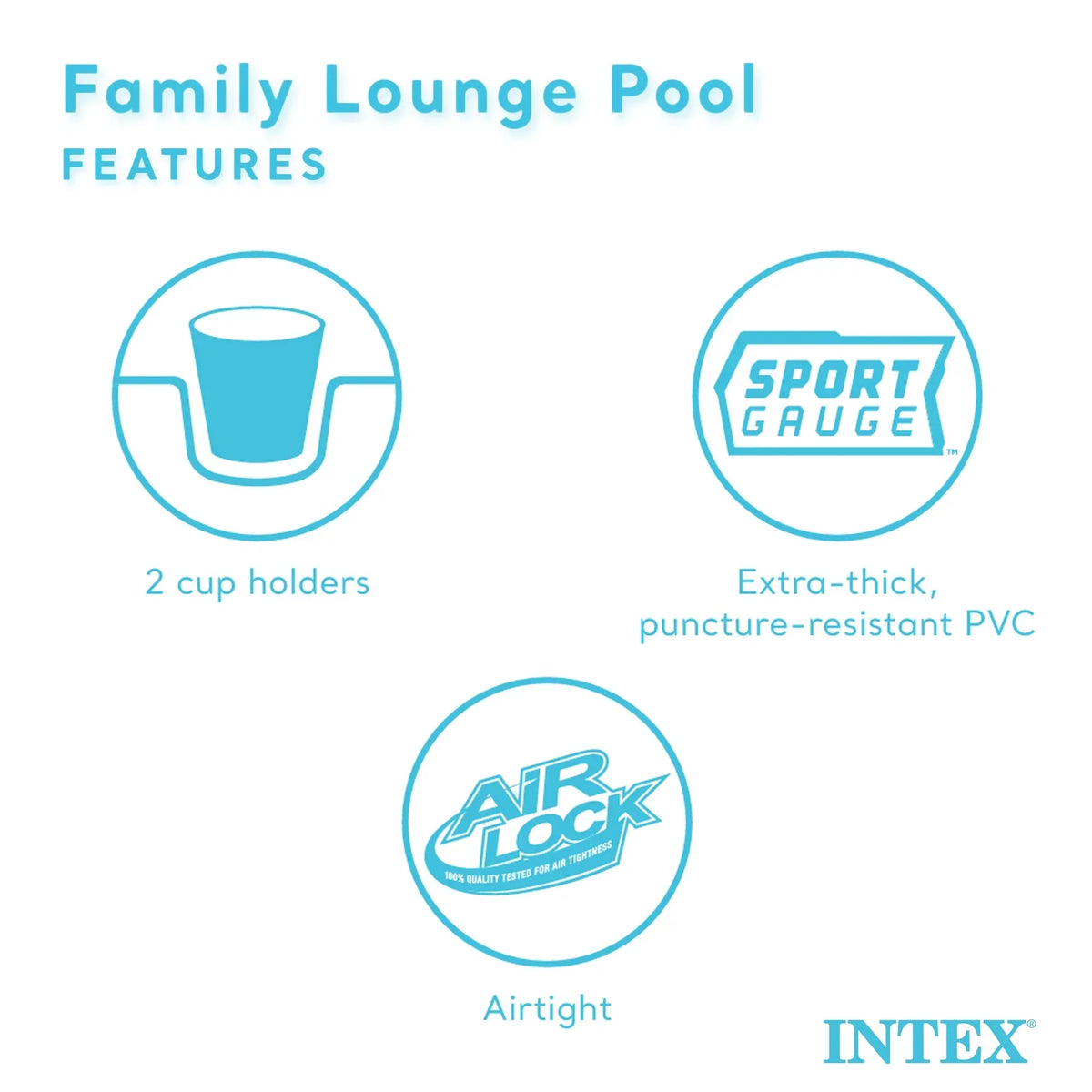 2026 NewIntex Swim Center Round Inflatable Outdoor Lounge Pool with Pool Cover