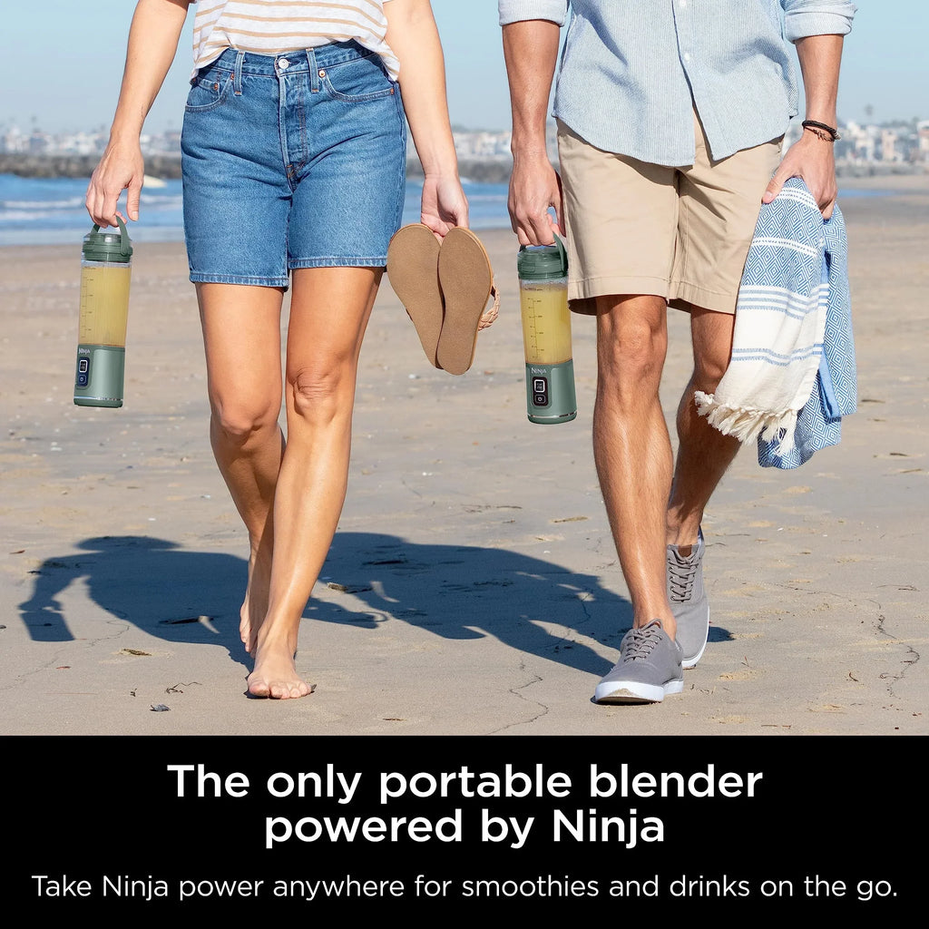 2026 NewNinja Blast Portable Blender, Cordless, 18oz. Vessel, Personal Blender for Shakes & Smoothies, BPA Free, Leakproof Lid & Sip Spout, USB-C Rechargeable, Dishwasher Safe Parts, Metallic Purple,