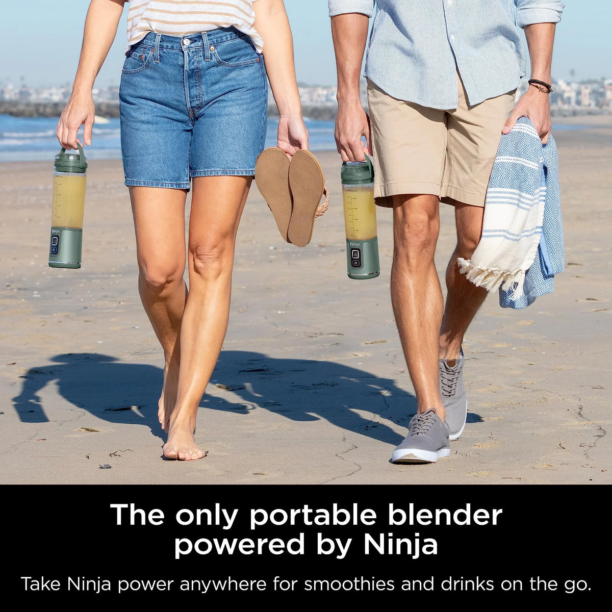 2026 NewNinja Blast Portable Blender, Cordless, 18oz. Vessel, Personal Blender for Shakes & Smoothies, BPA Free, Leakproof Lid & Sip Spout, USB-C Rechargeable, Dishwasher Safe Parts, Metallic Purple,