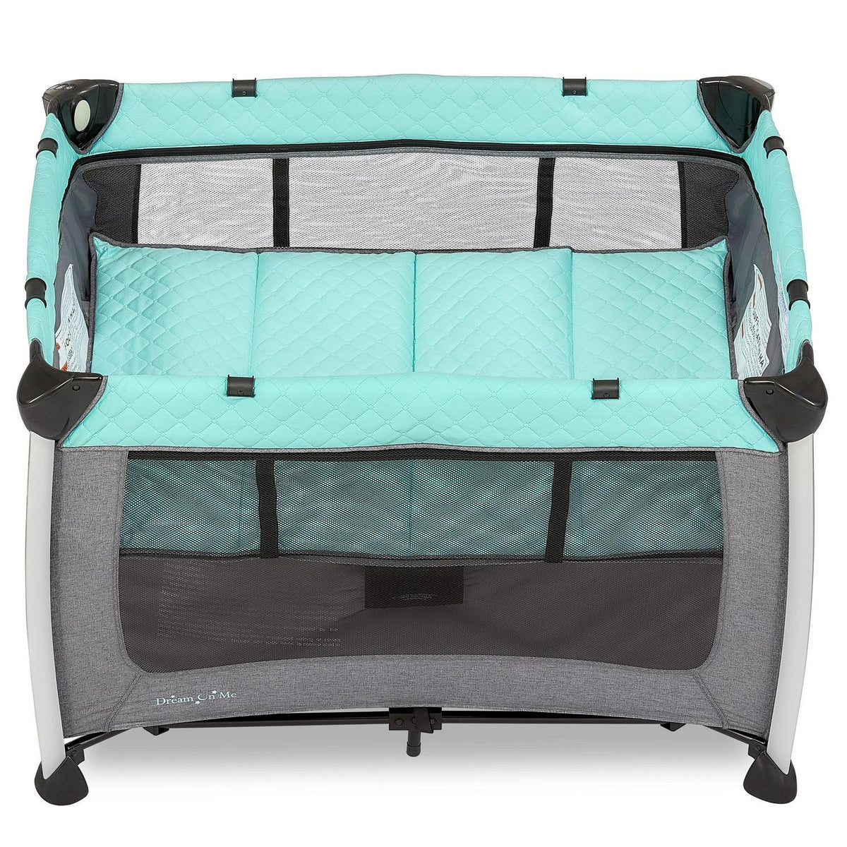 2026 NewDream On Me Princeton Deluxe Nap N Pack 3-in-1 Convertible Playard. Changer and Bassinet in Mint