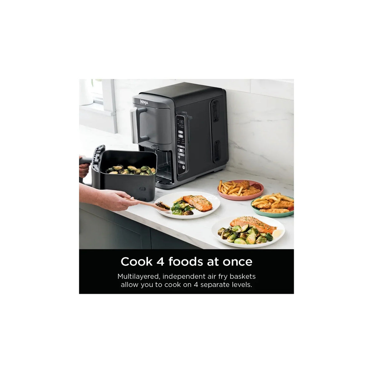 2026 NewNinja DoubleStack XL Smart 2-Basket Air Fryer