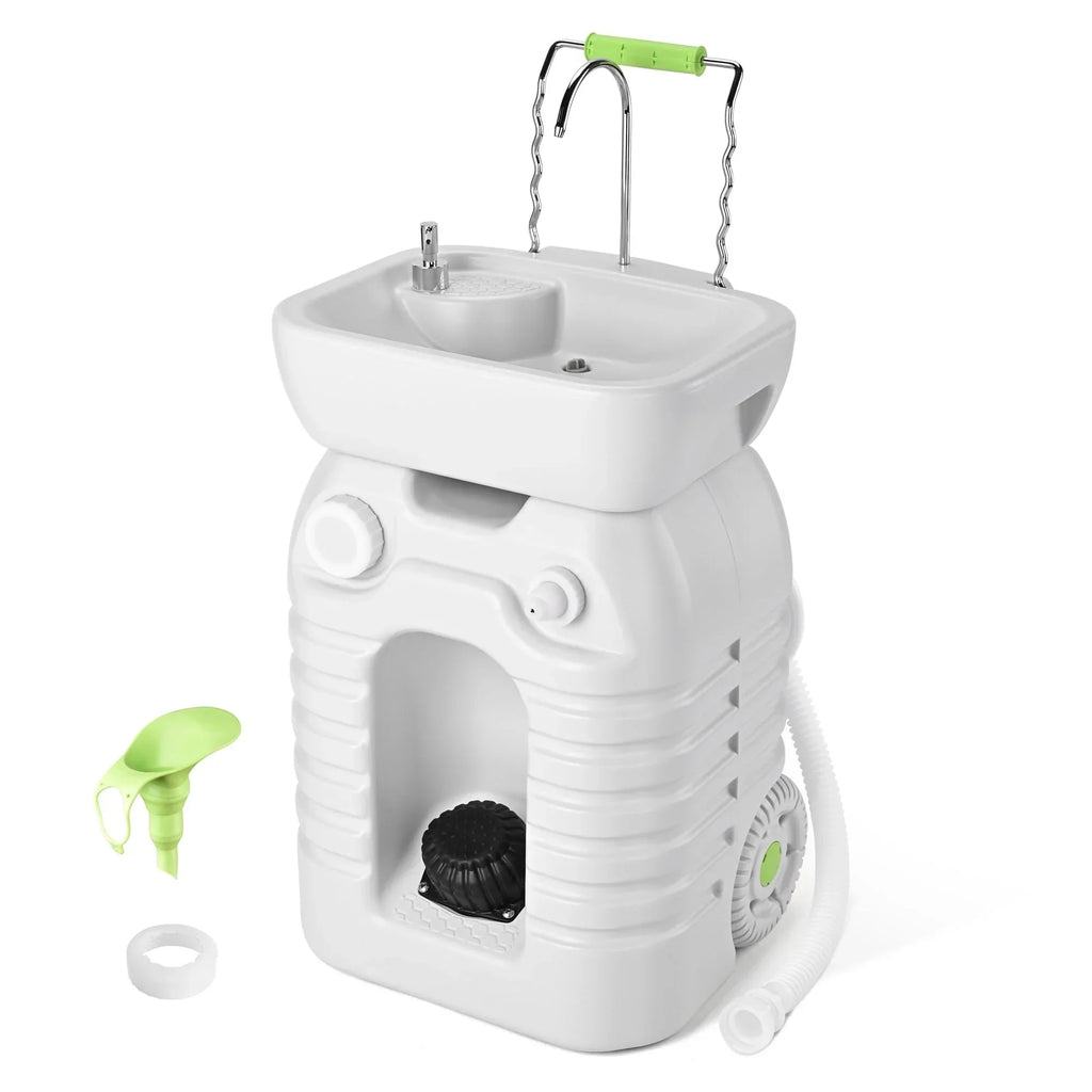 2026 NewHand Wash Station Portable Wash Sink Basin Stand 12 Gallon 45L Camping Garden