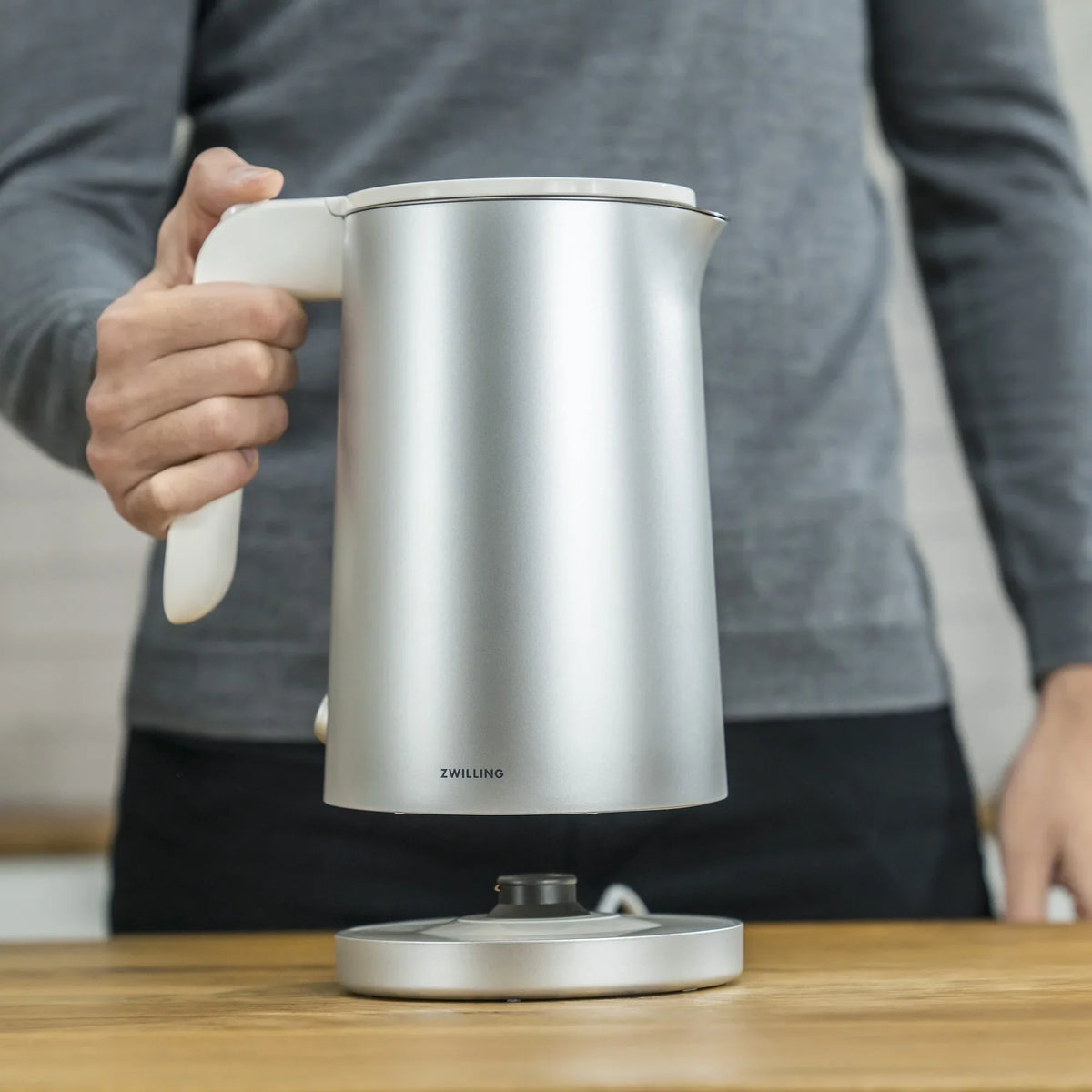 2026 NewZWILLING Enfinigy Cool Touch 1-Liter Electric Kettle, Cordless Tea Kettle & Hot Water - Black