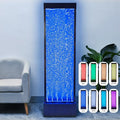 2026 New72'' Acrylic Bubble Fountain, Standing Bubble Panel, Color Lights/Remote Ctrl