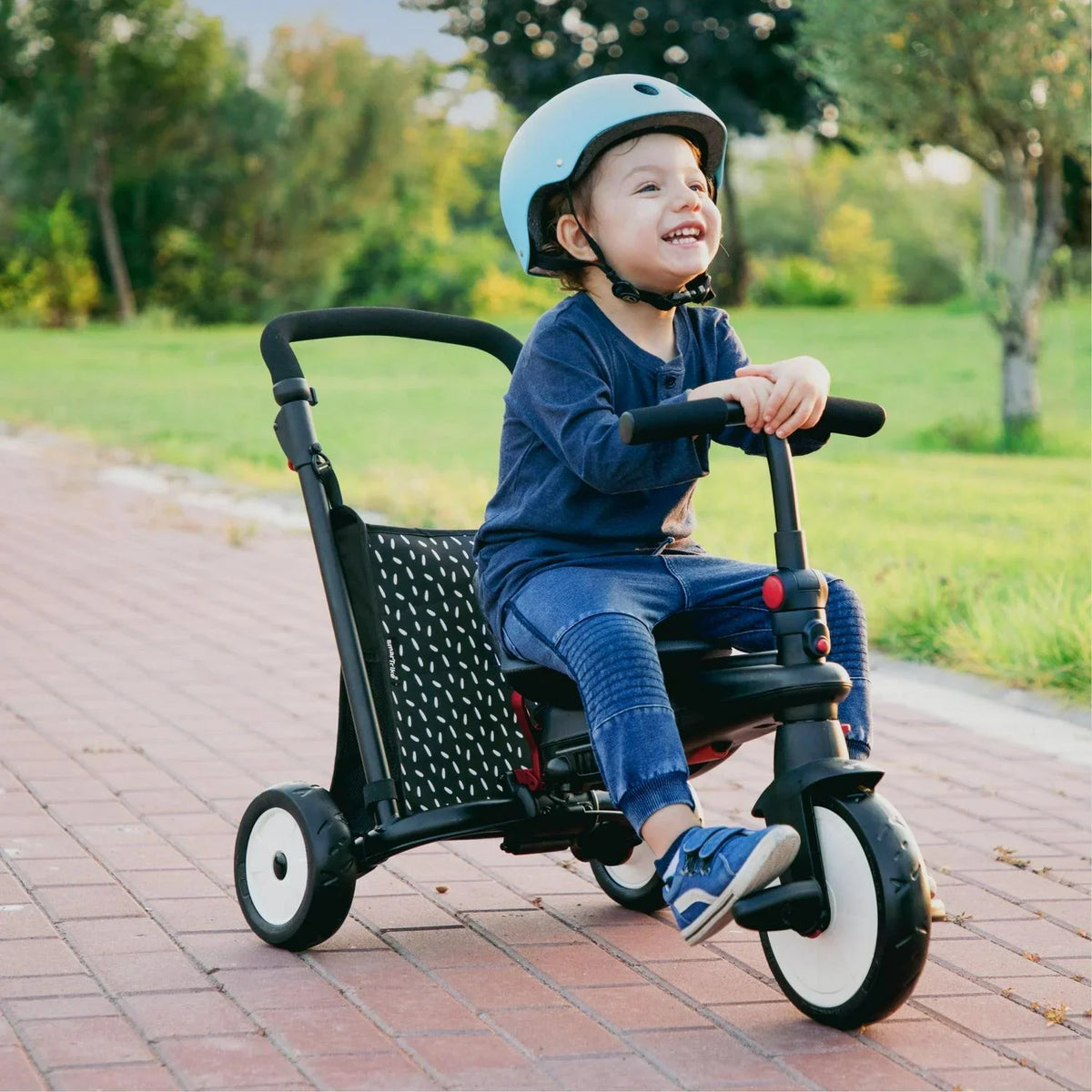 2026 NewsmarTrike 6 in 1 Modular Toddler Stroller Tricycle with 1 Handed Steering
