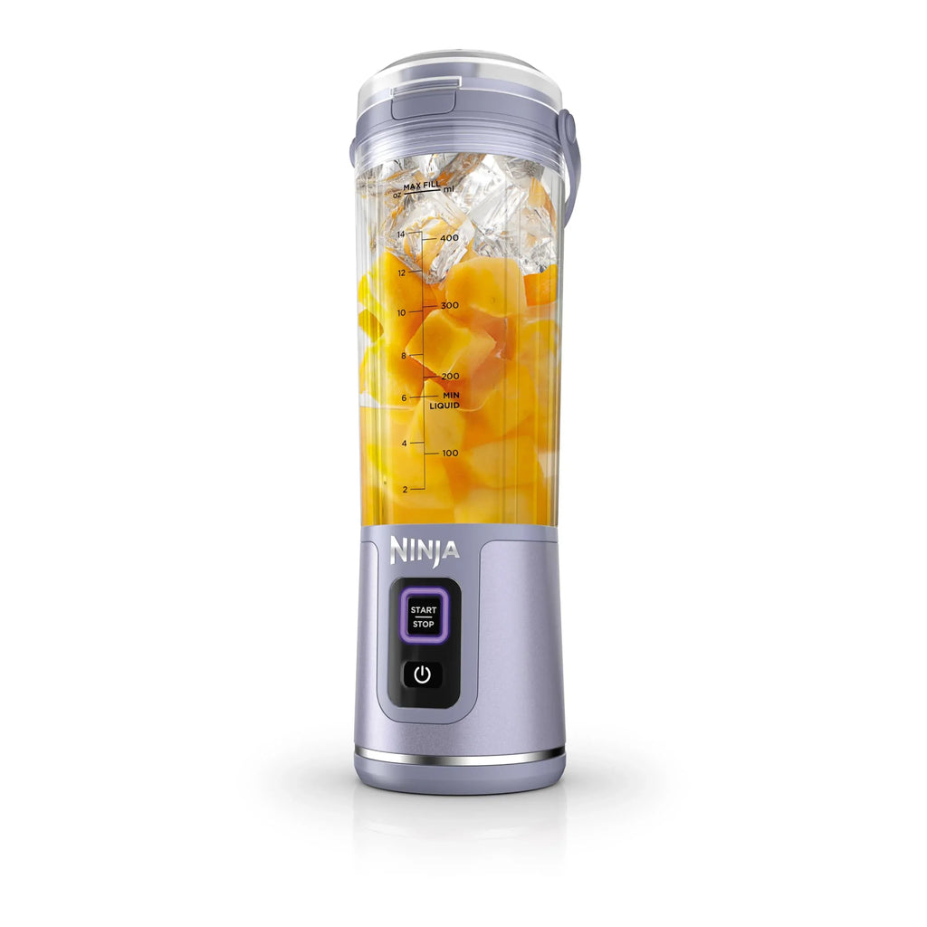 2026 NewNinja Blast Portable Blender, Cordless, 18oz. Vessel, Personal Blender for Shakes & Smoothies, BPA Free, Leakproof Lid & Sip Spout, USB-C Rechargeable, Dishwasher Safe Parts, Metallic Purple,