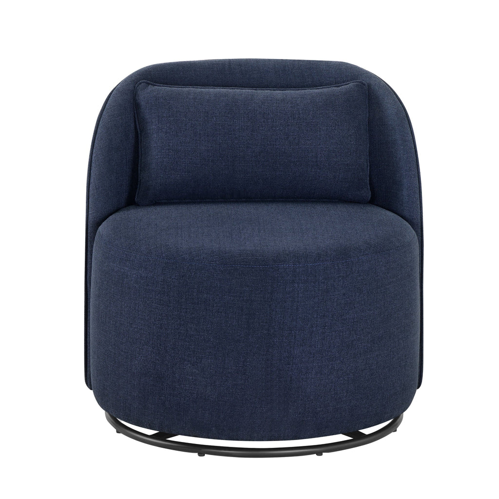 2026 NewBetter Homes & Gardens Juliet Modern Arch Swivel Accent Chair, Cream Boucle
