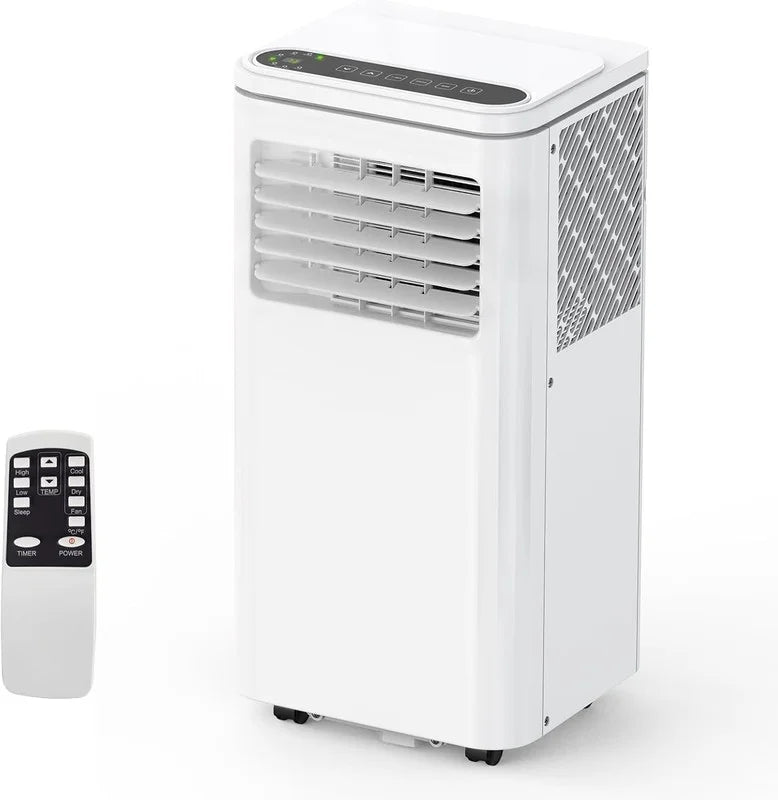 2026 New10000 BTU Portable Air Conditioner, 4-In-1 (Cool/Dehumidify/Fan) With Remote, LED Touch Control & 24H Timer & Window Mount Kit, Air Conditioners Cools Rooms Up to 450 Sq.Ft for Home, Office Room