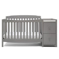 2026 NewDelta Children Mason 6-in-1 Convertible Crib and Changer. Gray