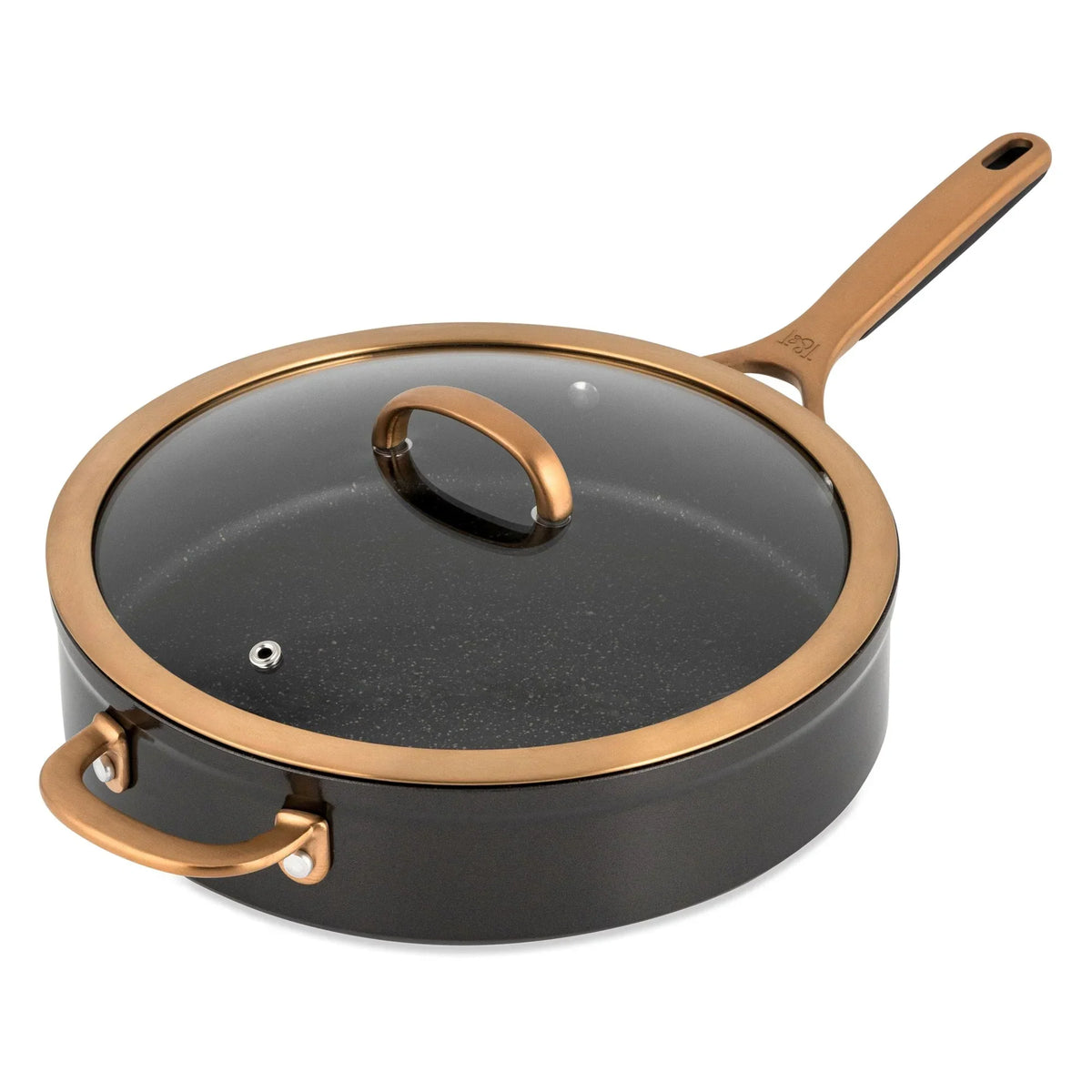 2026 NewThyme & Table Supreme 12-Piece Non-Stick Cookware Set, Pots and Pans Set- Bronze