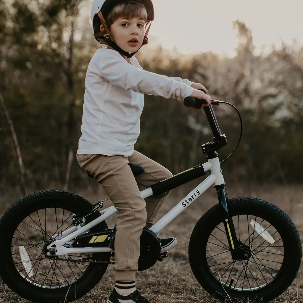 2026 NewGlerc 14 Inch Little Kids Bike BMX Style Bicycle with Training Wheels Coaster Brake for 3 4 5 Years Old Boys Girls, Blue