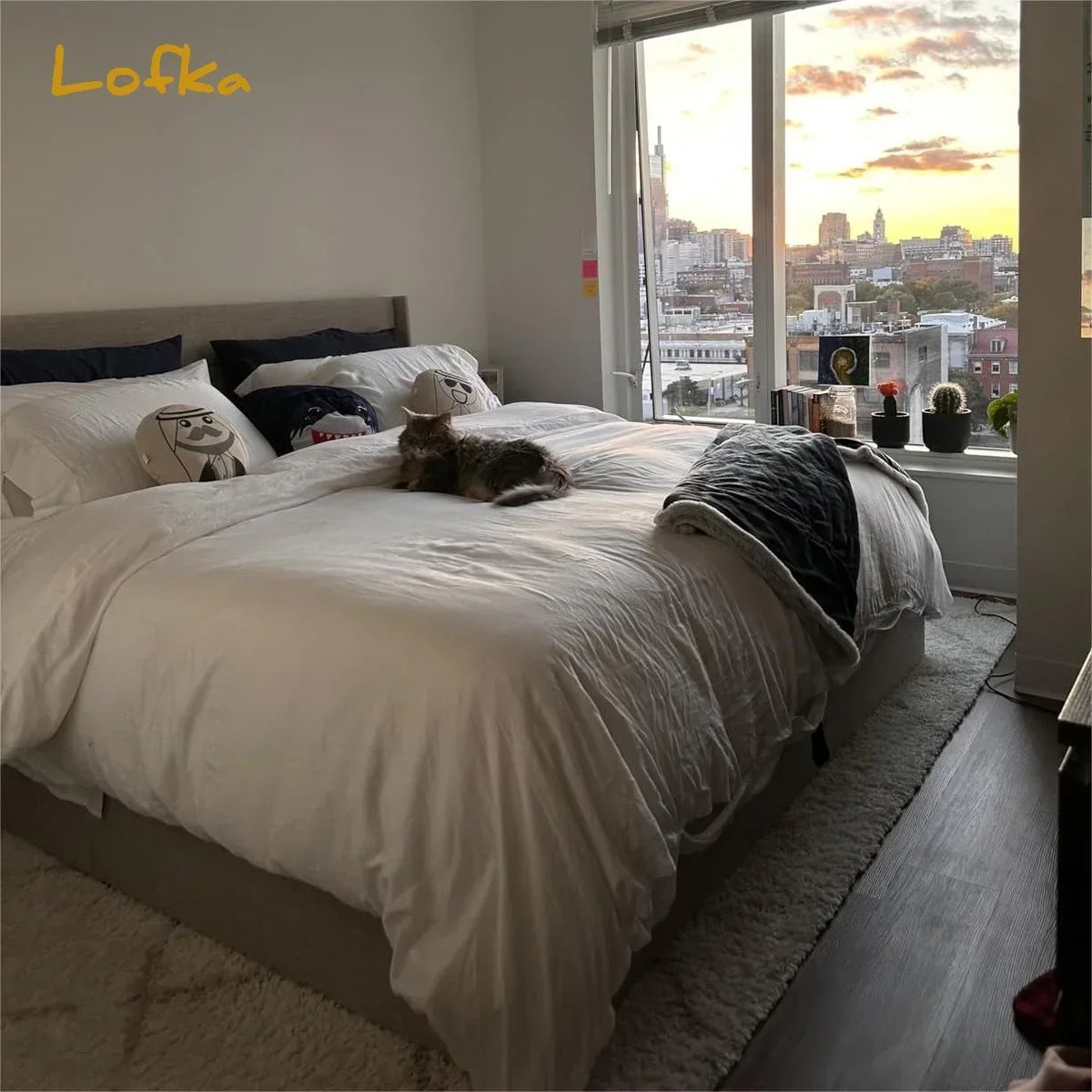 2026 NewLofka Lift Up Storage Bed Full Size, Modern Wingback Headboard, No Box Spring Needed, Hydraulic Storage, Dark Grey