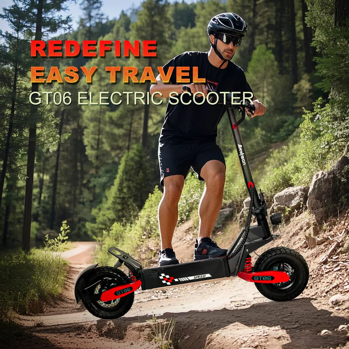2026 NewOff Road Electric Scooter for Adults, 1200W Motor Fast E Scooter, Up to 28MPH Top Speed & 20Miles Long Range, 11" Off-Road Tires, 330lbs MAX Load, Foldable