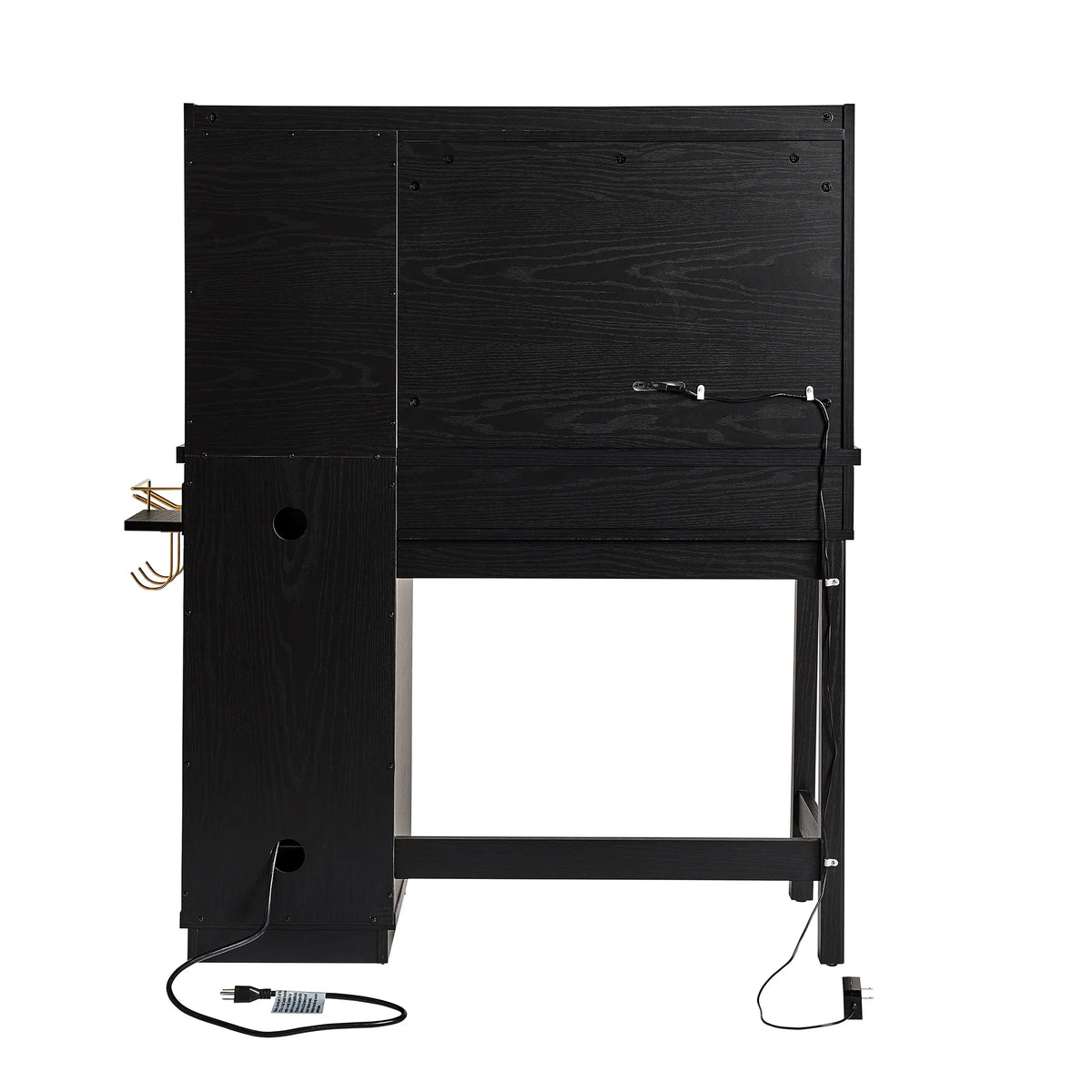 2026 NewBetter Homes & Gardens Lillian Vanity Desk with LED Lighted Mirror, White Finish