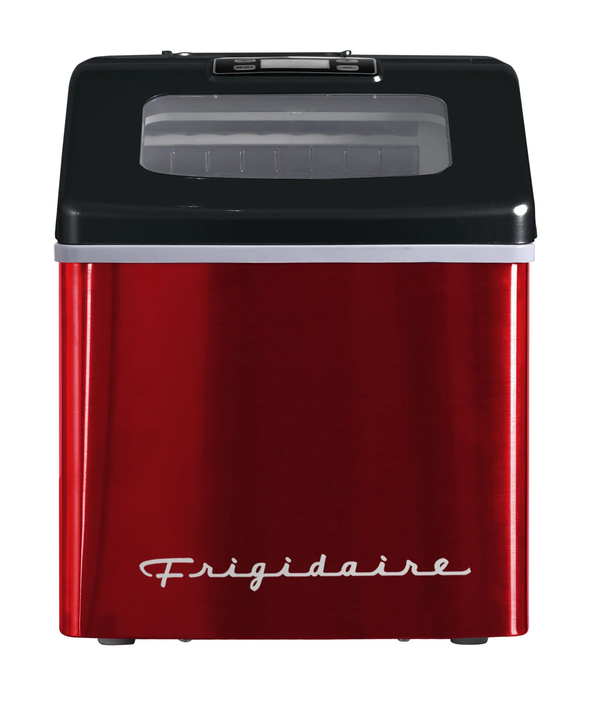 2026 NewFrigidaire 40lbs. Countertop Clear Square Ice Maker - Stainless Steel