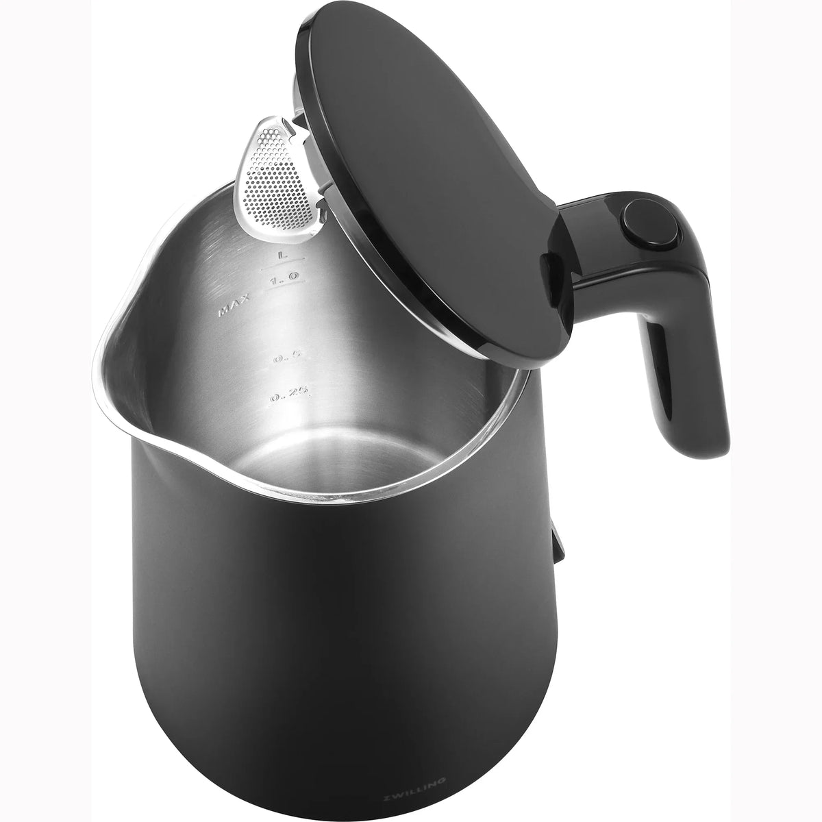 2026 NewZWILLING Enfinigy Cool Touch 1-Liter Electric Kettle, Cordless Tea Kettle & Hot Water - Black