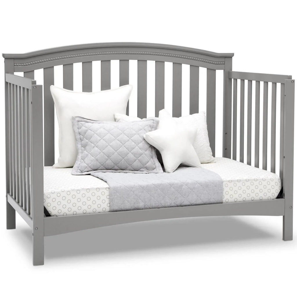 2026 NewDelta Children Waverly 6-in-1 Convertible Baby Crib. Grey