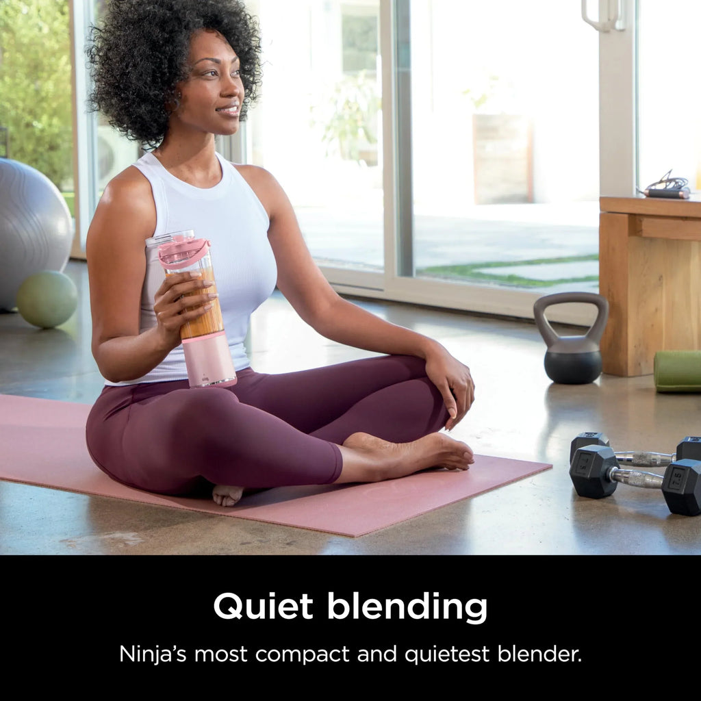 2026 NewNinja Blast Portable Blender, Cordless, 18oz. Vessel, Personal Blender for Shakes & Smoothies, BPA Free, Leakproof Lid & Sip Spout, USB-C Rechargeable, Dishwasher Safe Parts, Metallic Purple,