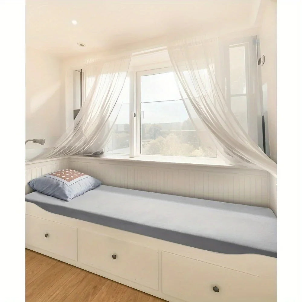 2026 New2 Inch Thick Memory Foam Camping Mattress Sleeping Pad, Car|Tent|Cot, Glamping Portable Floor Mat Roll Up Futon Mattress