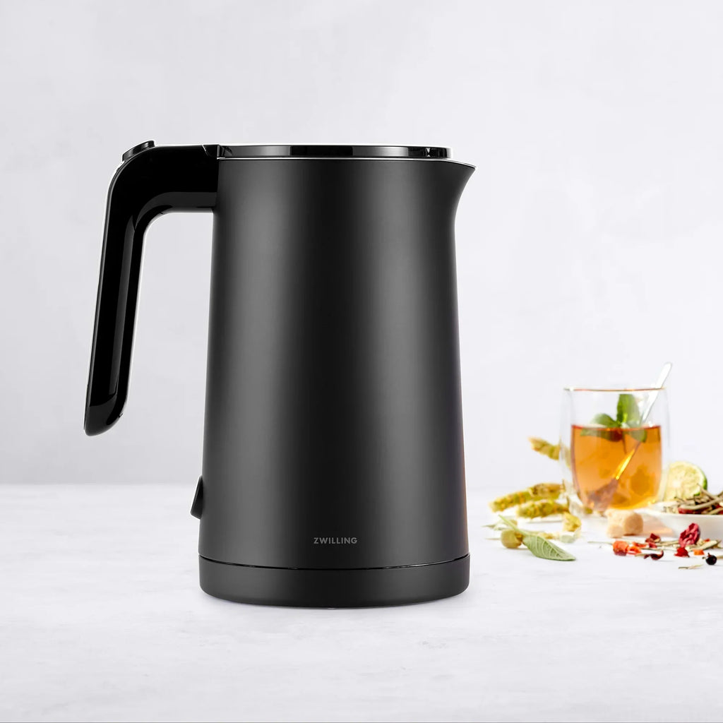 2026 NewZWILLING Enfinigy Cool Touch 1-Liter Electric Kettle, Cordless Tea Kettle & Hot Water - Black