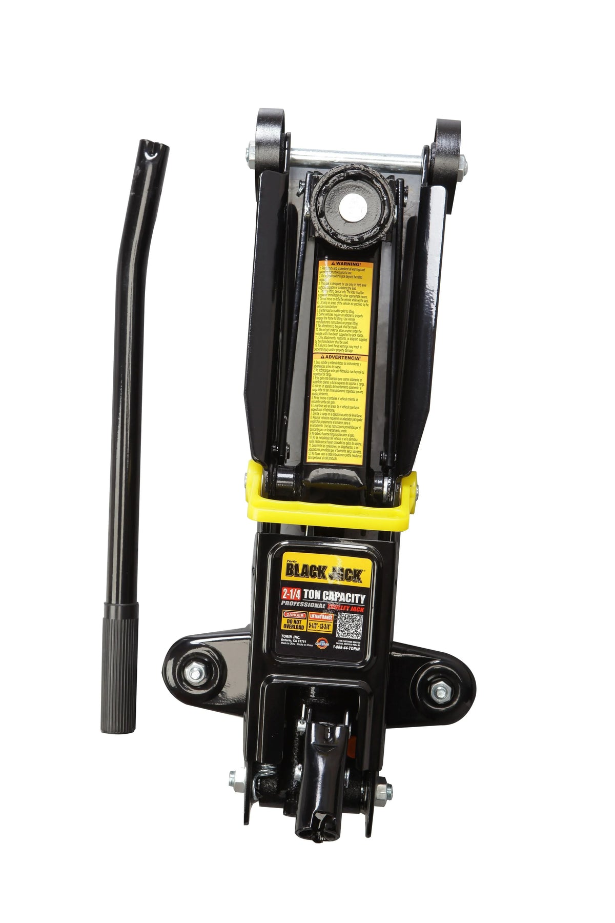 2026 NewBlack Jack 2.25 Ton Trolley Jack with 2.25 Ton Jack Stands in Case Black - T82253W