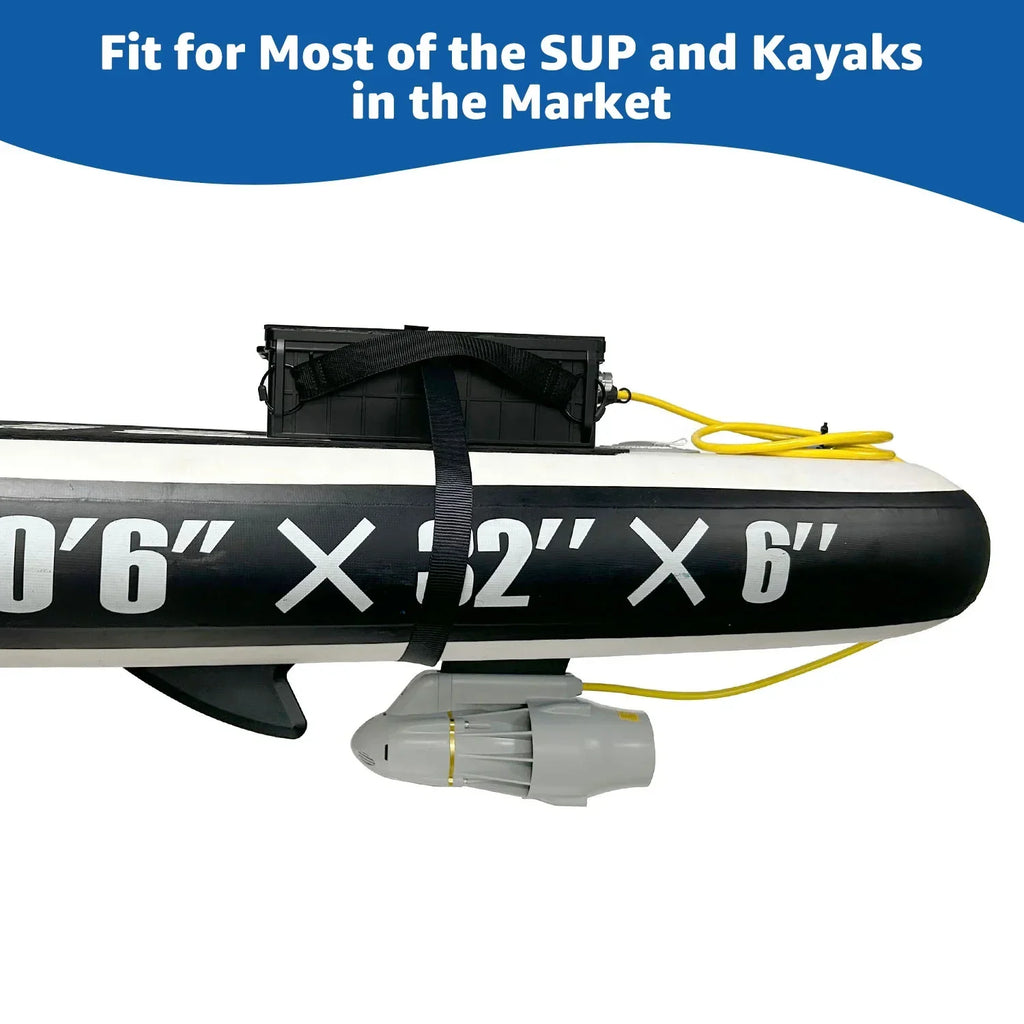 2026 NewElectric Enigne Trolling Motor for SUP, Fishing Kayak, Belly Boat, 8KM/H Underwater Thruster SUP Paddle Board, (Battery not Included)