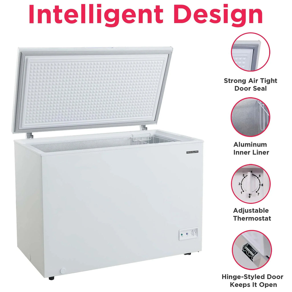 2026 NewFrigidaire 10.3 Cu. ft. Chest Freezer, Garage Ready, EFRF1005, White