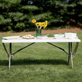 2026 NewAmazing for less 8ft Folding Table White Plastic Portable Long Foldable Tables Indoor Outdoor Party Picnic Camping Fold Table 8 Foot (4ft, 6ft, 8ft)
