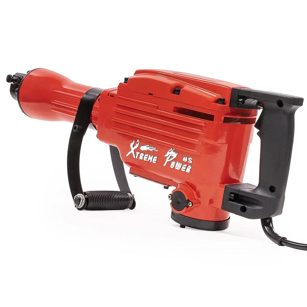2026 NewXtremepowerUS Demolition Jack Hammer Heavy Duty, 3600W Electric Jackhammer 1900BPM Power Drill Concrete Breaker Bar Point & Chisel Bits Chisel Set