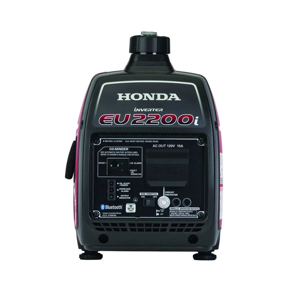 2026 NewHonda 2200-Watt Remote Stop/Recoil Start Bluetooth Super Quiet Gasoline Powered Inverter Generator with Advanced CO Shutdown