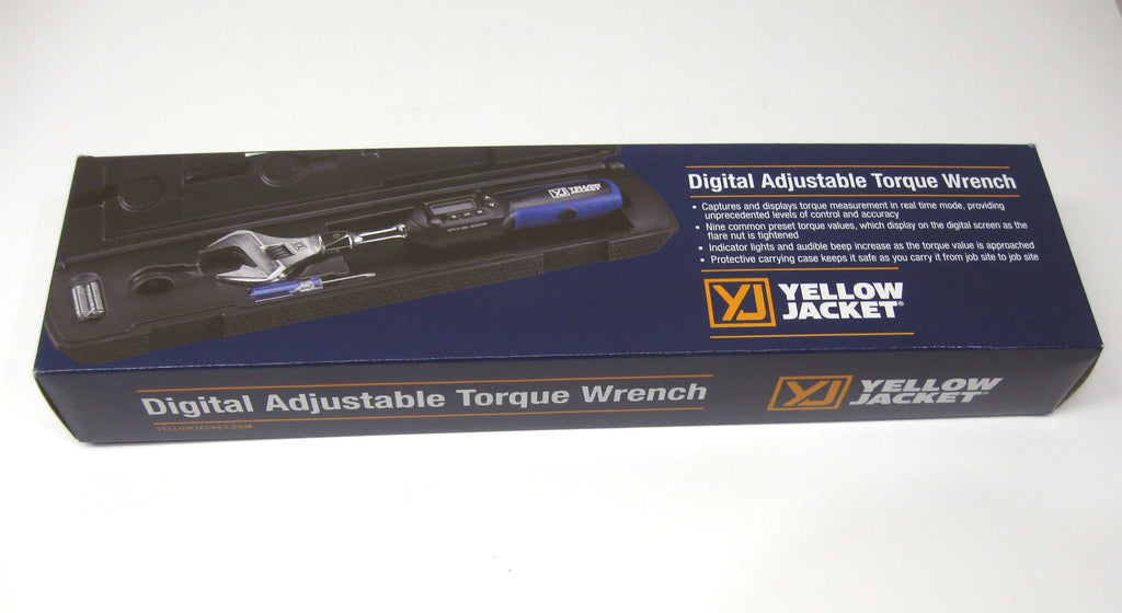 2026 NewYellow Jacket 60648 Digital Adjustable Torque Wrench 752 in-lb Torque 10.6 in