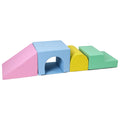 2026 NewSoft Climbing Indoor Set, Foam Climbing Blocks for Toddlers, Climbing, and Sliding Activity Play Set,4PCS