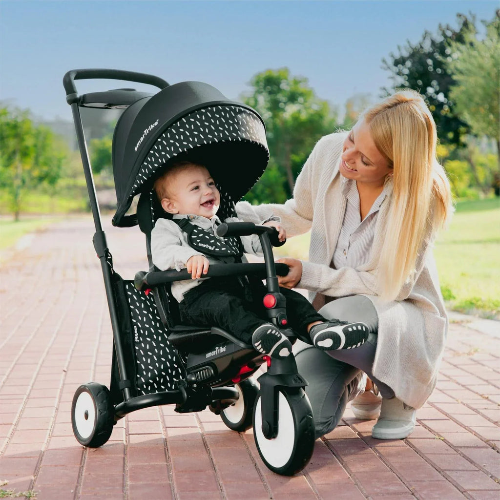 2026 NewsmarTrike 6 in 1 Modular Toddler Stroller Tricycle with 1 Handed Steering