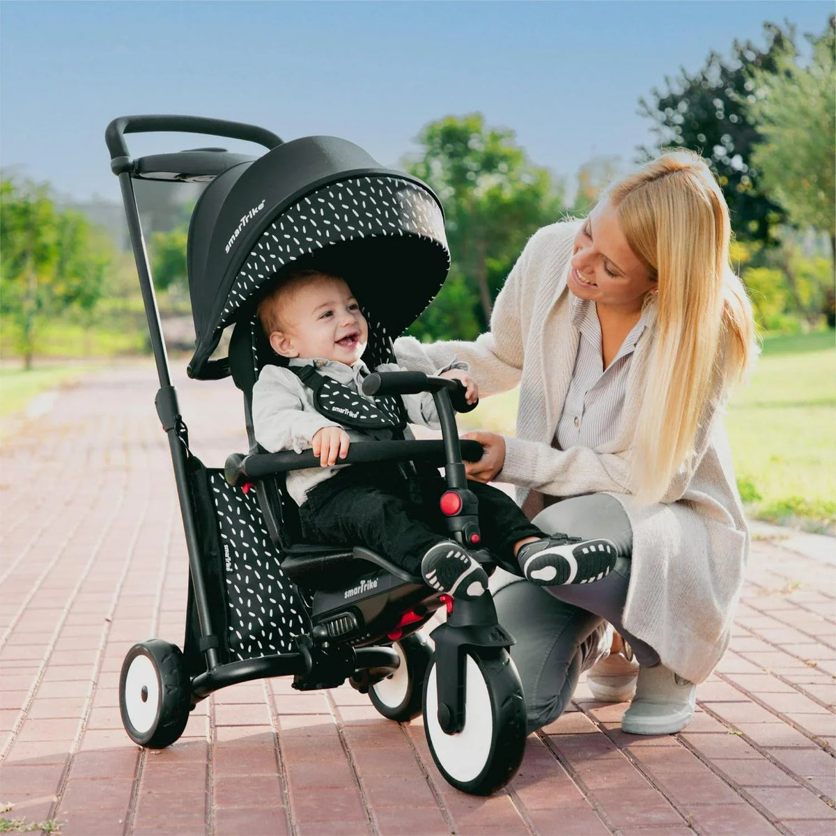 2026 NewsmarTrike 6 in 1 Modular Toddler Stroller Tricycle with 1 Handed Steering